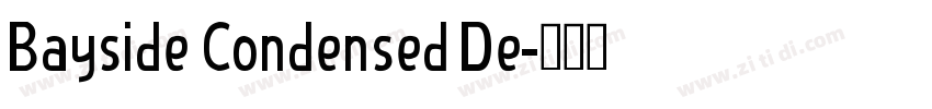 Bayside Condensed De字体转换